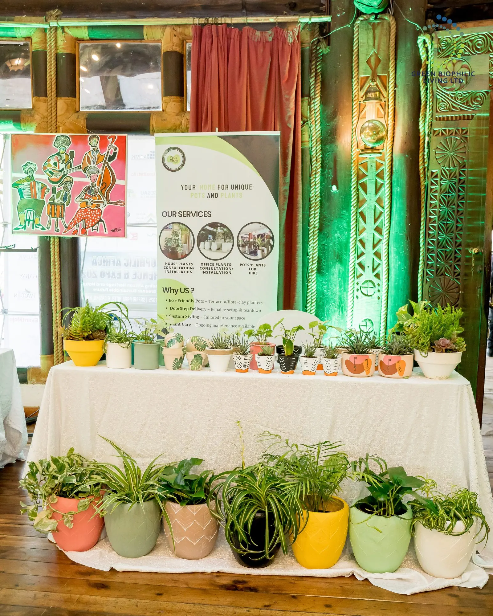 2025 conference — biophilic plant display